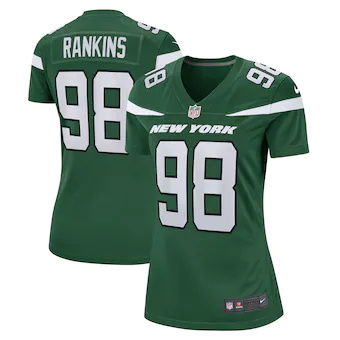 womens nike sheldon rankins gotham green new york jets game